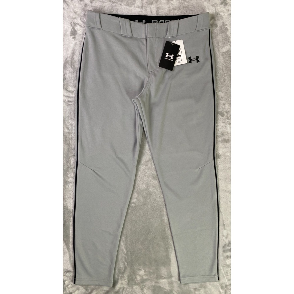 Under Armour Baseball Pants Boys Youth XL Gray Gameday Vanish Piped 1367357
